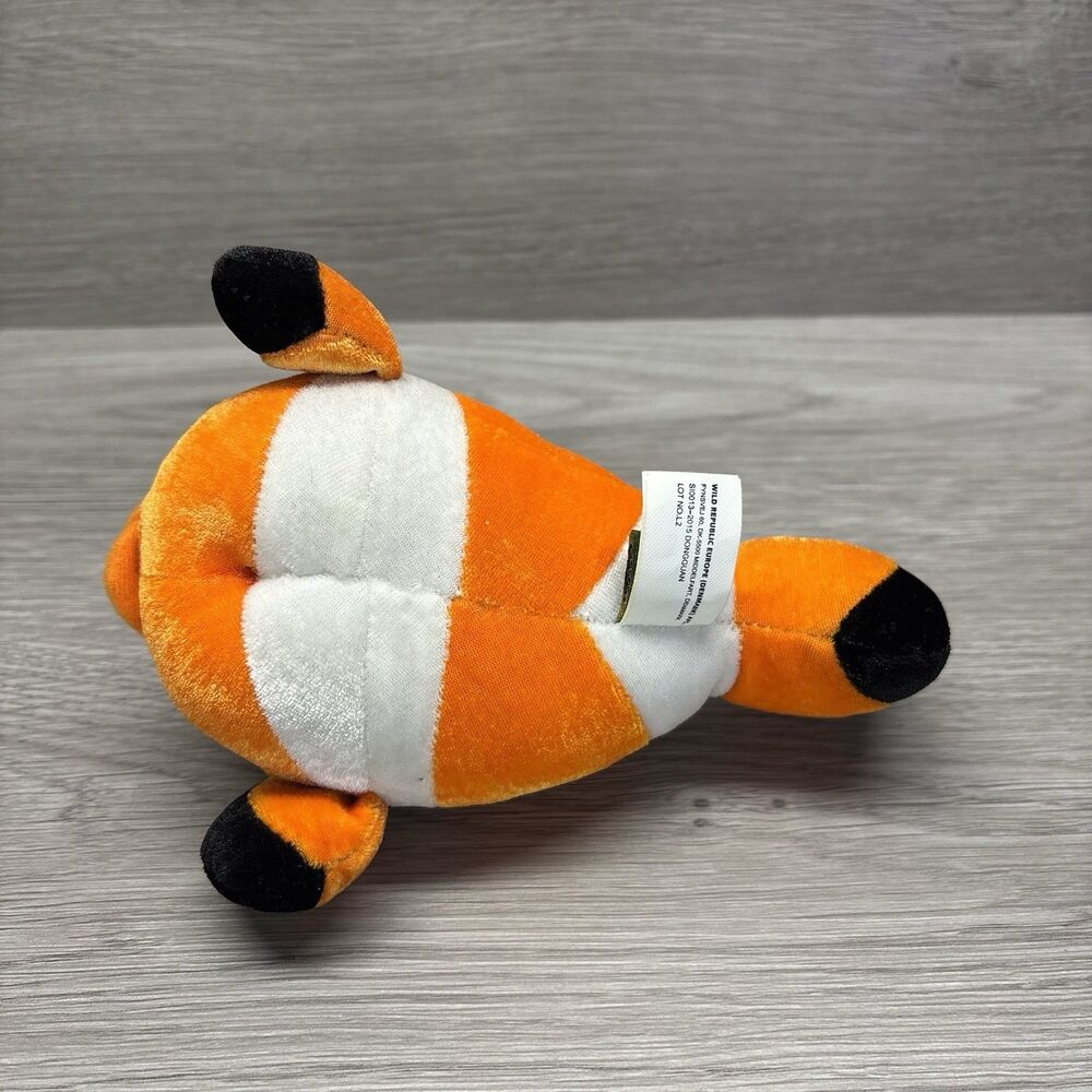 Wild Republic 7" Clownfish Plush Stuffed Animal – Orange Nemo - Style Toy - Picture 5 of 8
